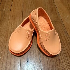 Native Jefferson Toddler Shoes Orange Easy Slip On Water Shoes C6 Summer Beach